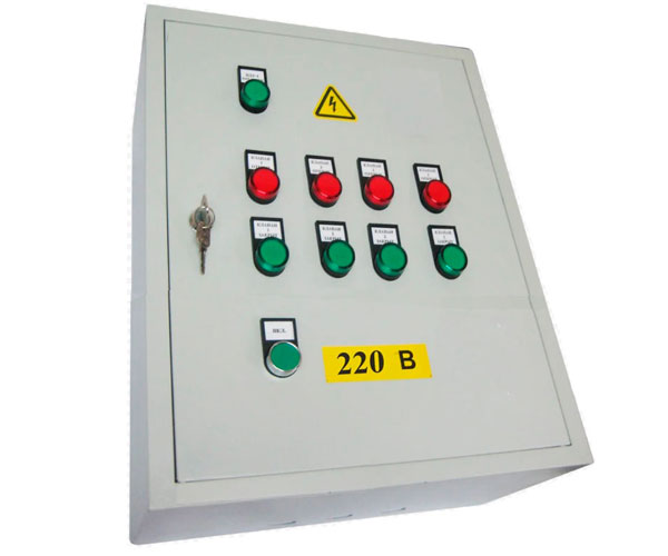 Щит управления 5 огнезадерживающими (ОЗК) клапанами ЩУК-П-220/ОЗК*5/М/54