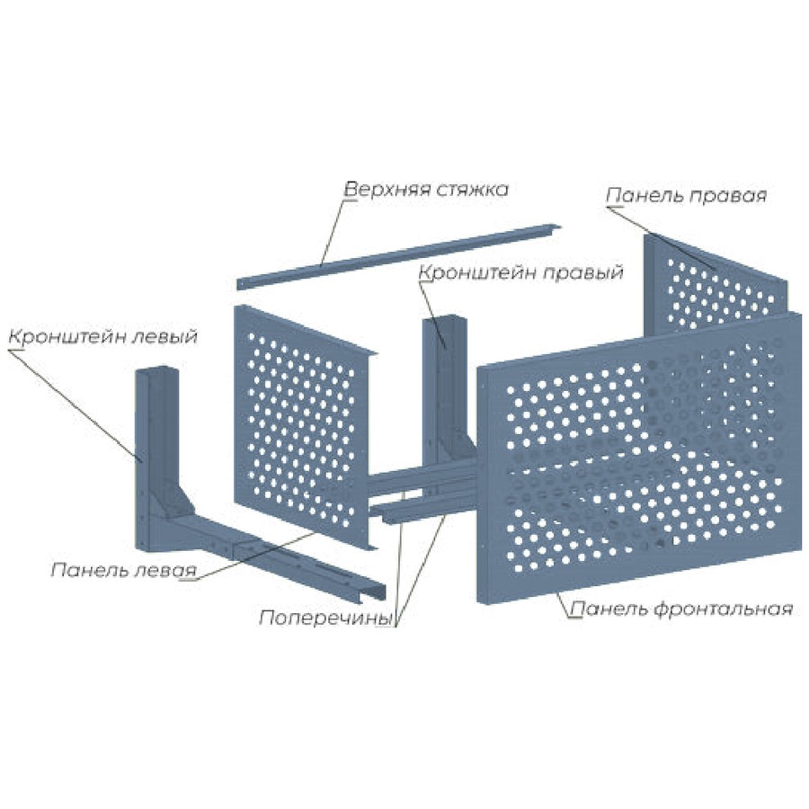 Экран для кондиционера AIRS AKE-P