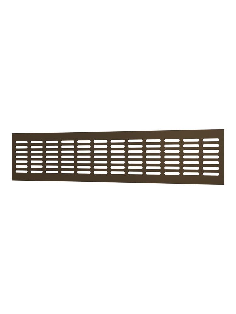 Решетка вентиляционная DP AL сетка переточная 480х100 алюминий Dark bronze ERA
