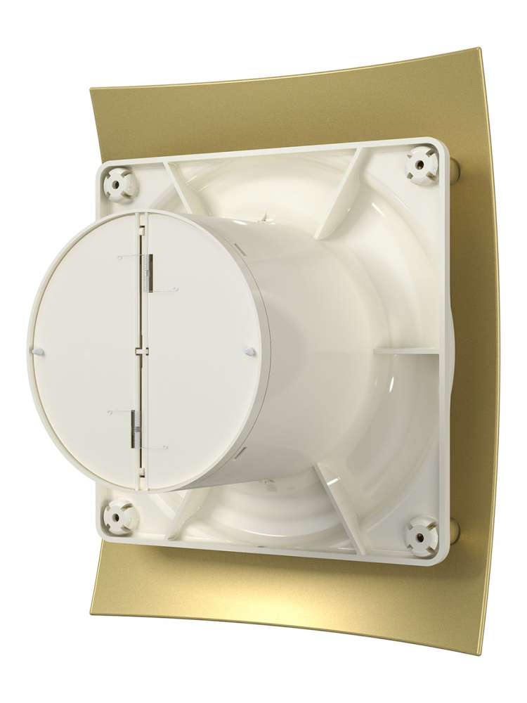 Вентилятор накладной BREEZE D125 обратный клапан Champagne DICITI