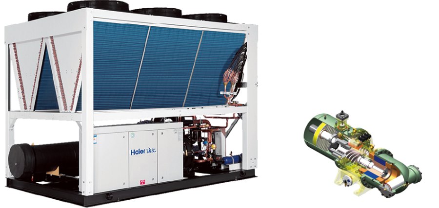 Винтовой чиллер Haier CI0820PANH с воздушным охлаждением