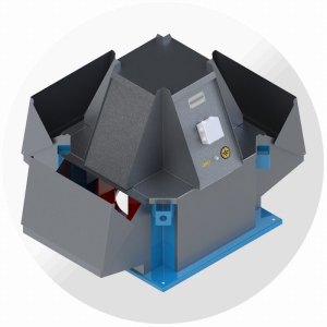 Крышный вентилятор ВКРВ №12,5, Ø1250 мм