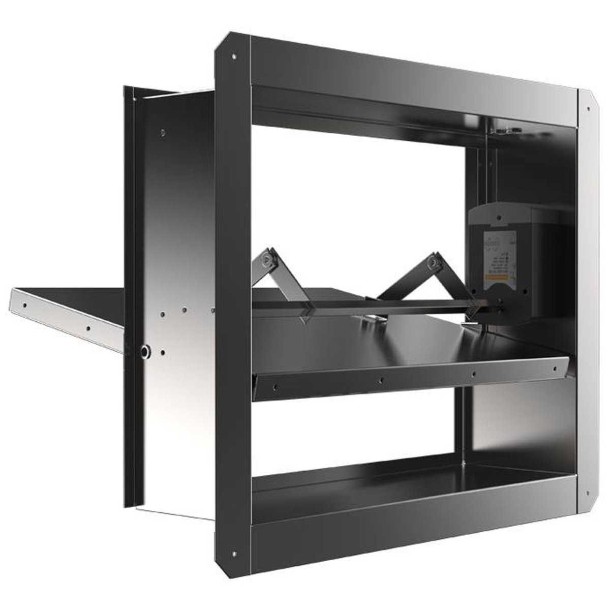 Клапан противопожарный SHUFT SHFDO-60-O-250_250-EM24-0-0-0-MC, 250×250 мм, EI 60
