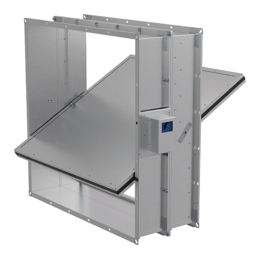 Клапан противопожарный ОЗ-120 400×200 Клапан противопожарный ОЗ-120 400×200