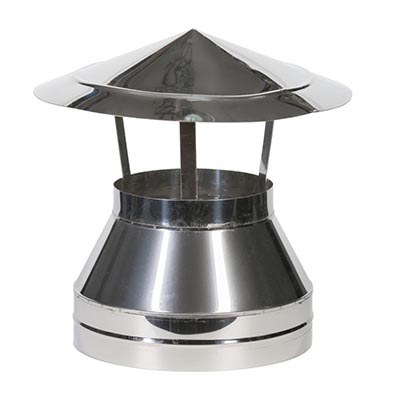 Зонт сэндвич 150/230 мм нержавейка/нержавейка 0,5 мм Ванвент