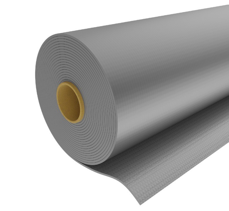 Покрытие защитное РУ-ФЛЕКС ПРОМ ПОЛИМЕР 1000 мм × 25 м, серый